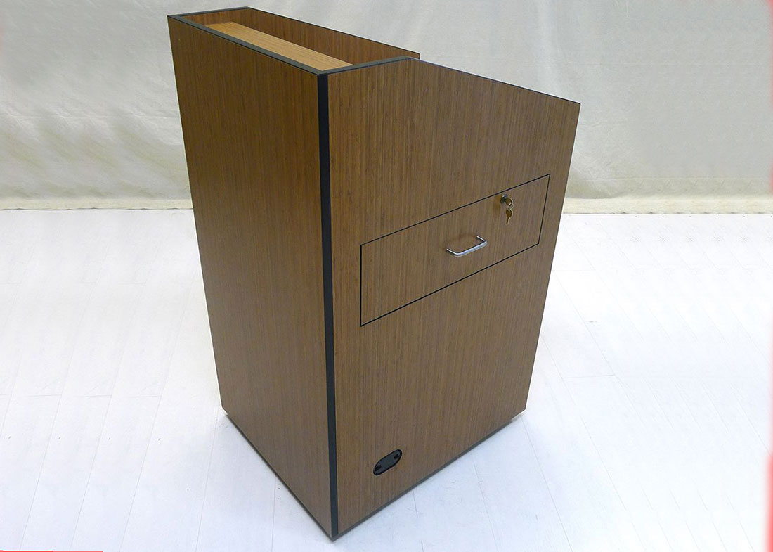 Bank Institution Wooden Lectern