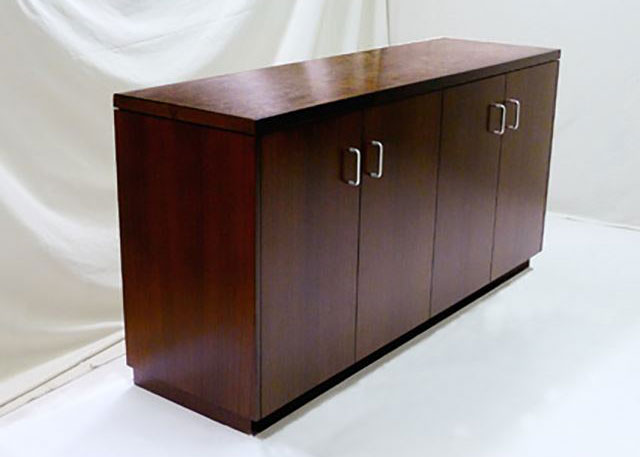 Andry Law Group Custom Dark Wood Credenza