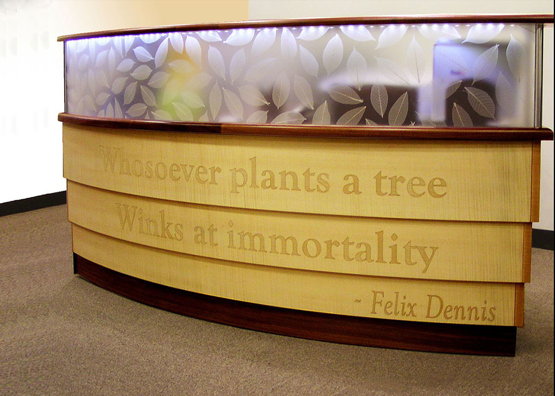 Dennis Publishing Office Reception Desk