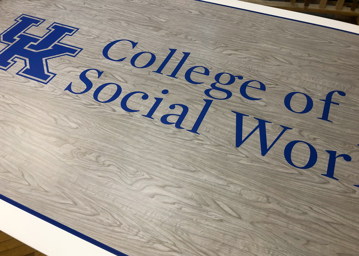 graphic laminate conference table