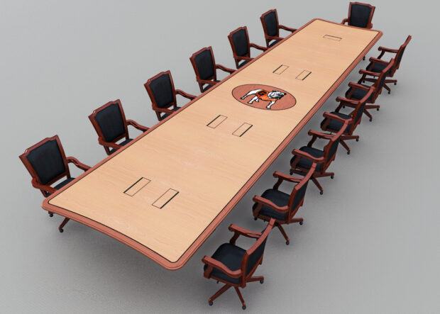 custom logo table