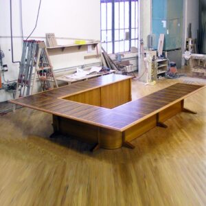 Puget Sound Naval Shipyard U-Shaped Conference Table