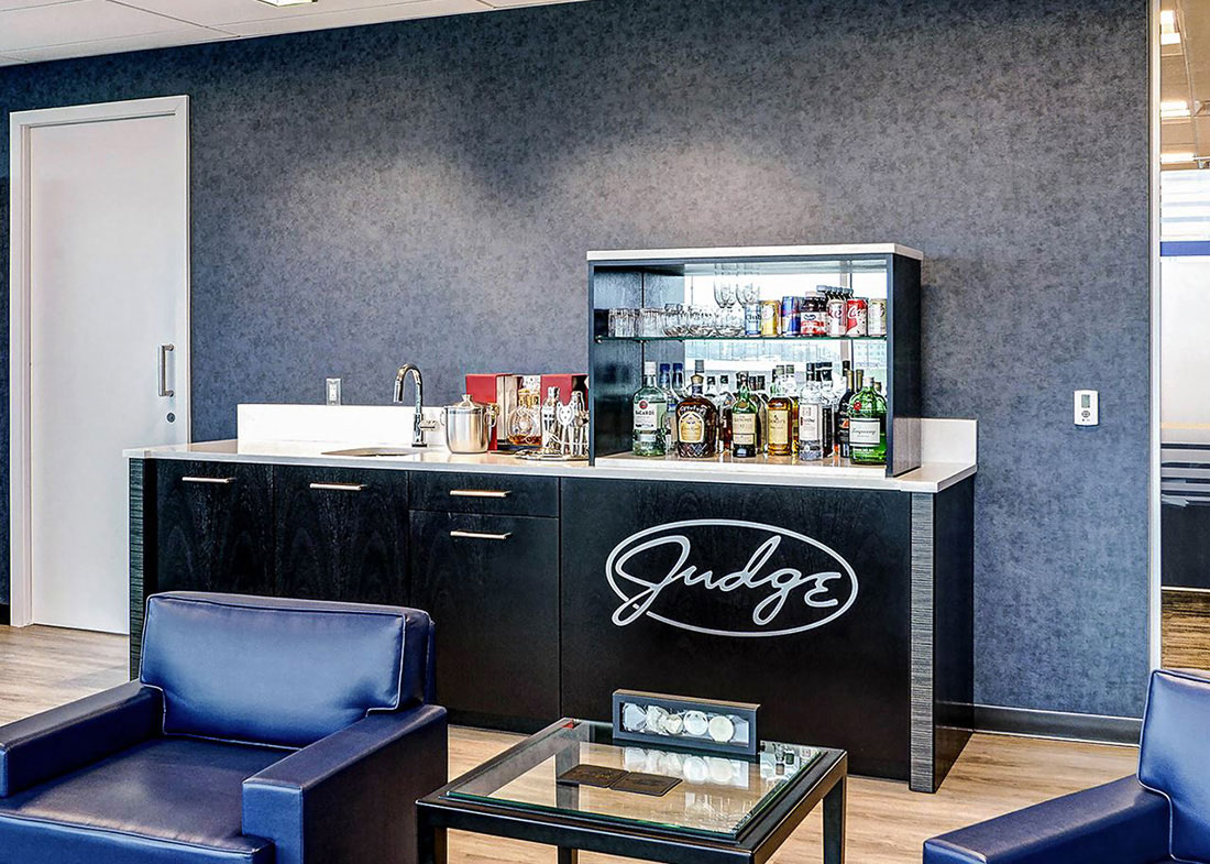 Judge Modern Credenza with Wet Bar