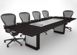 Stevens Love Custom Black Conference Table