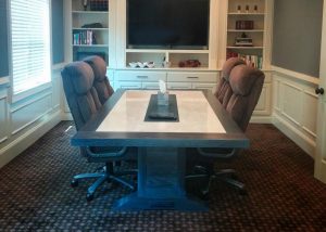 Finch Mediation Communal White Conference Table