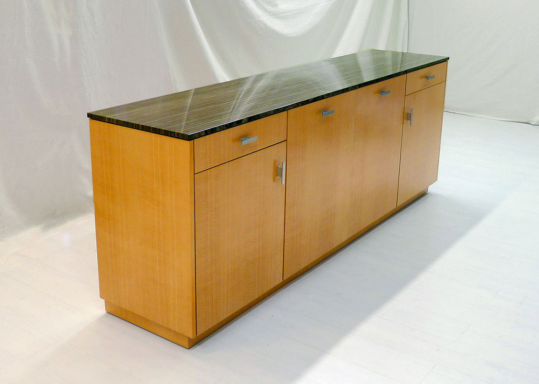 H2L2 8 Foot Marble Top Credenza