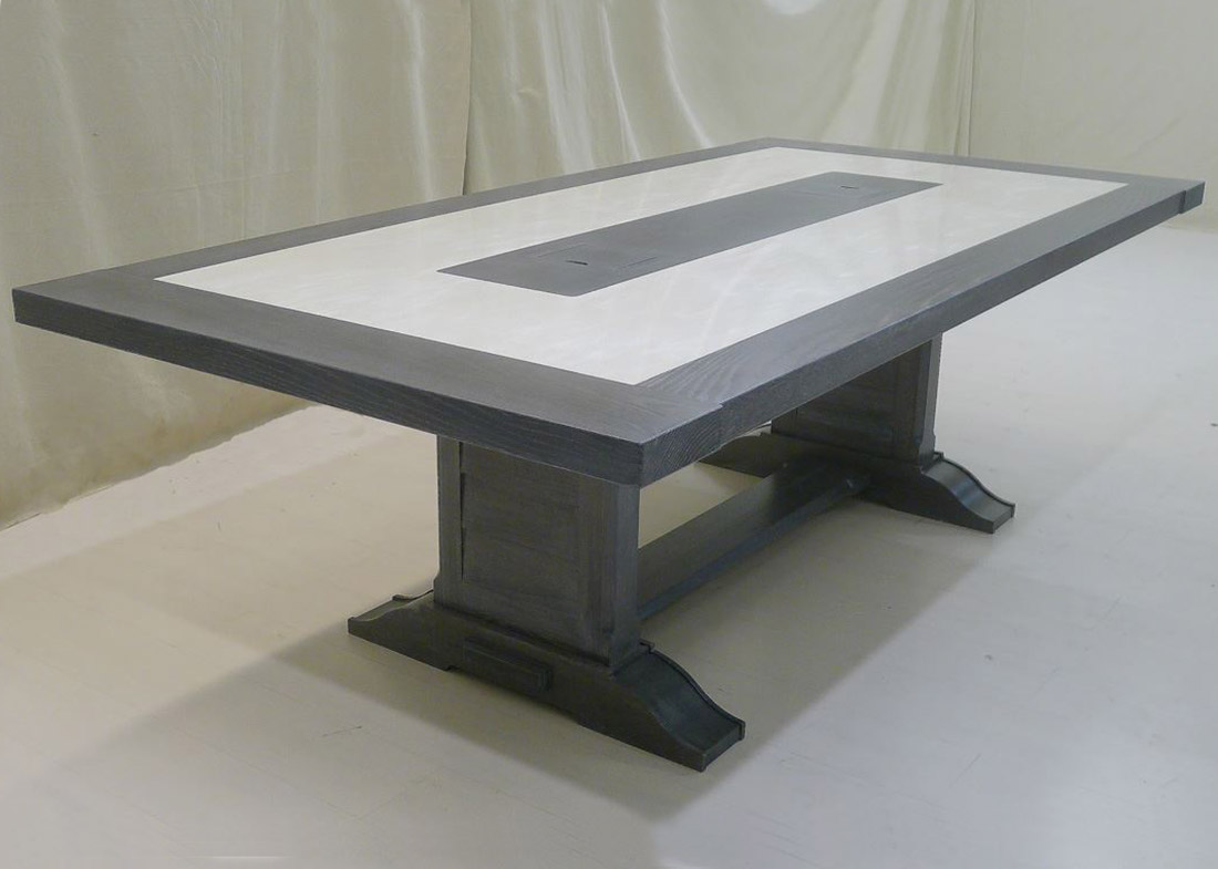 Finch Mediation Communal White Conference Room Table