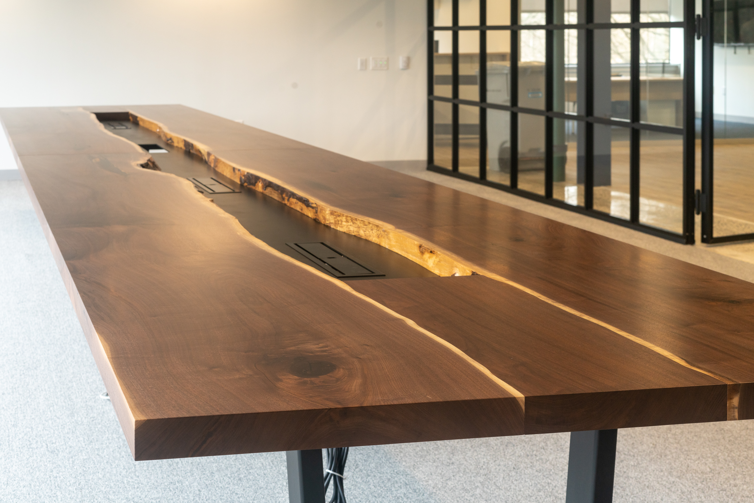 Inverness Graham live edge conference table