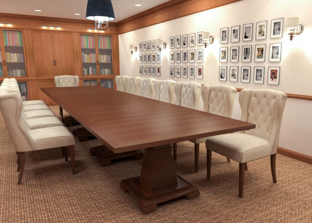 traditional modular conference table