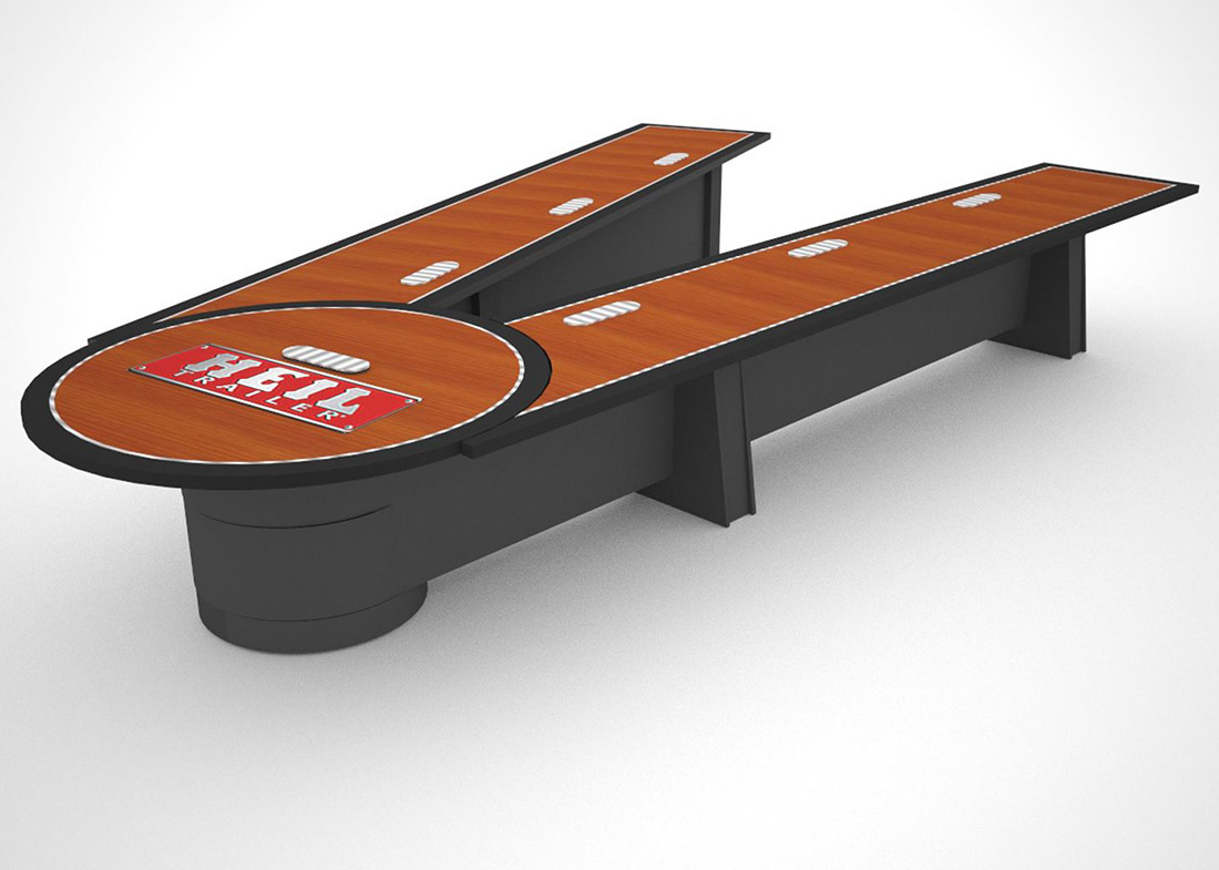 Heil Trailer Adjustable Conference Room Tables
