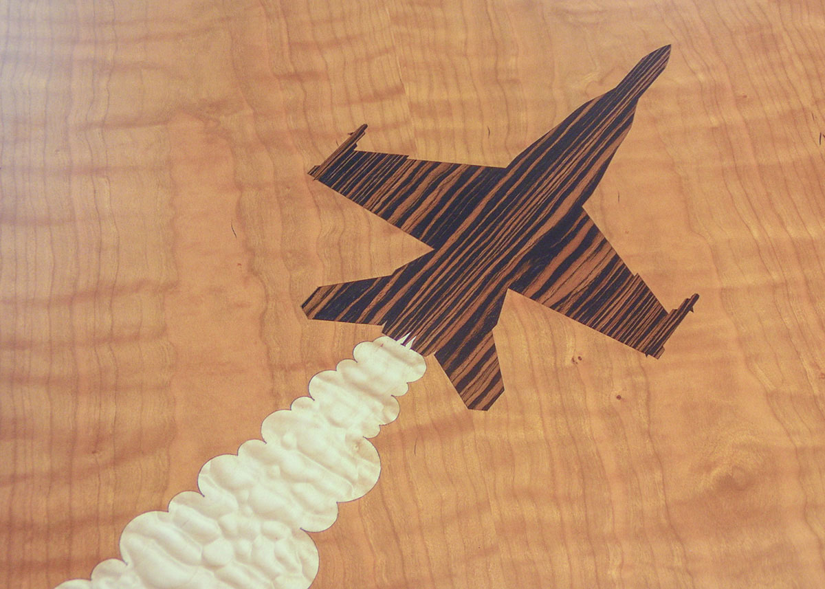 Blue Angels Custom Boardroom Table with Logo