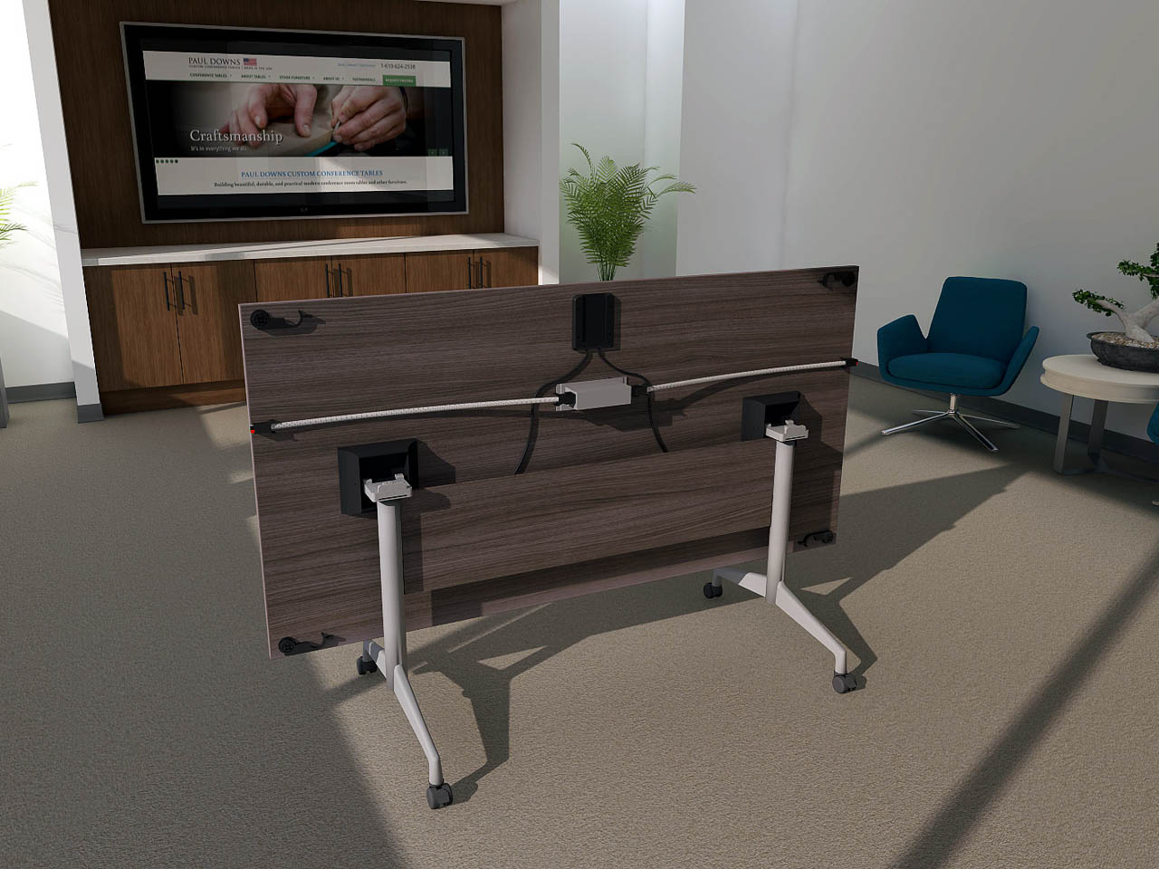 folding conference table