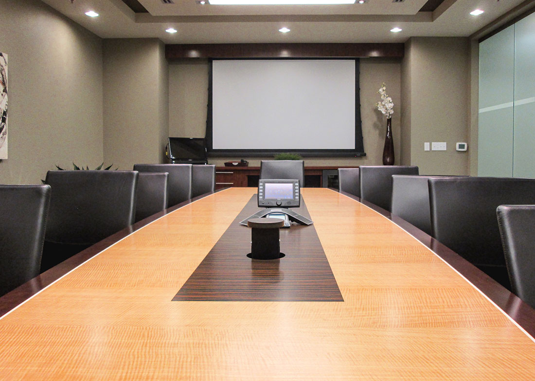 MCR Oil Tools Custom Boardroom Table