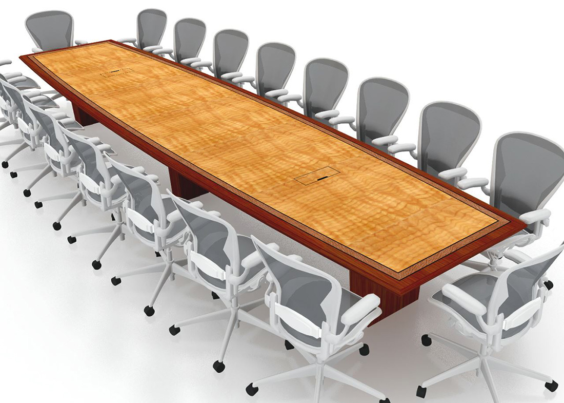 MacDonald Hoague Bayless 20 Foot Conference Table