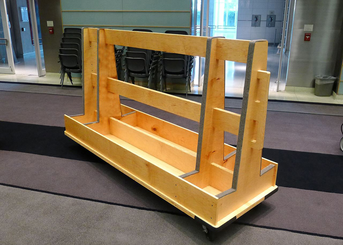 Reconfigurable Conference Room Table Cart