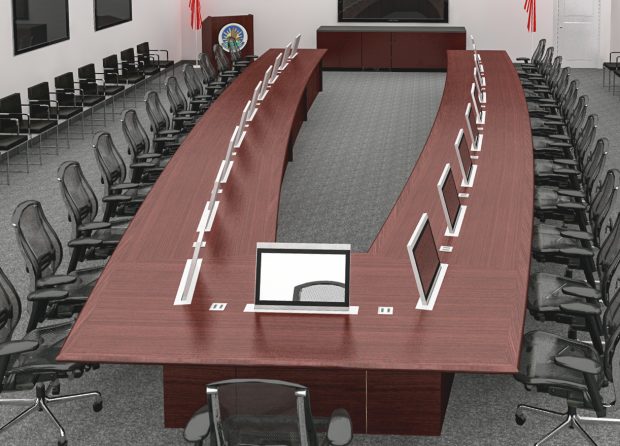custom conference room table