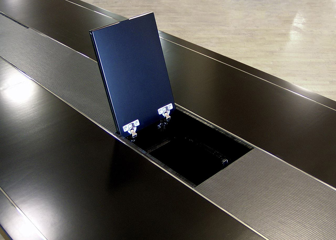 Rock Investments Custom Conference Table with Power