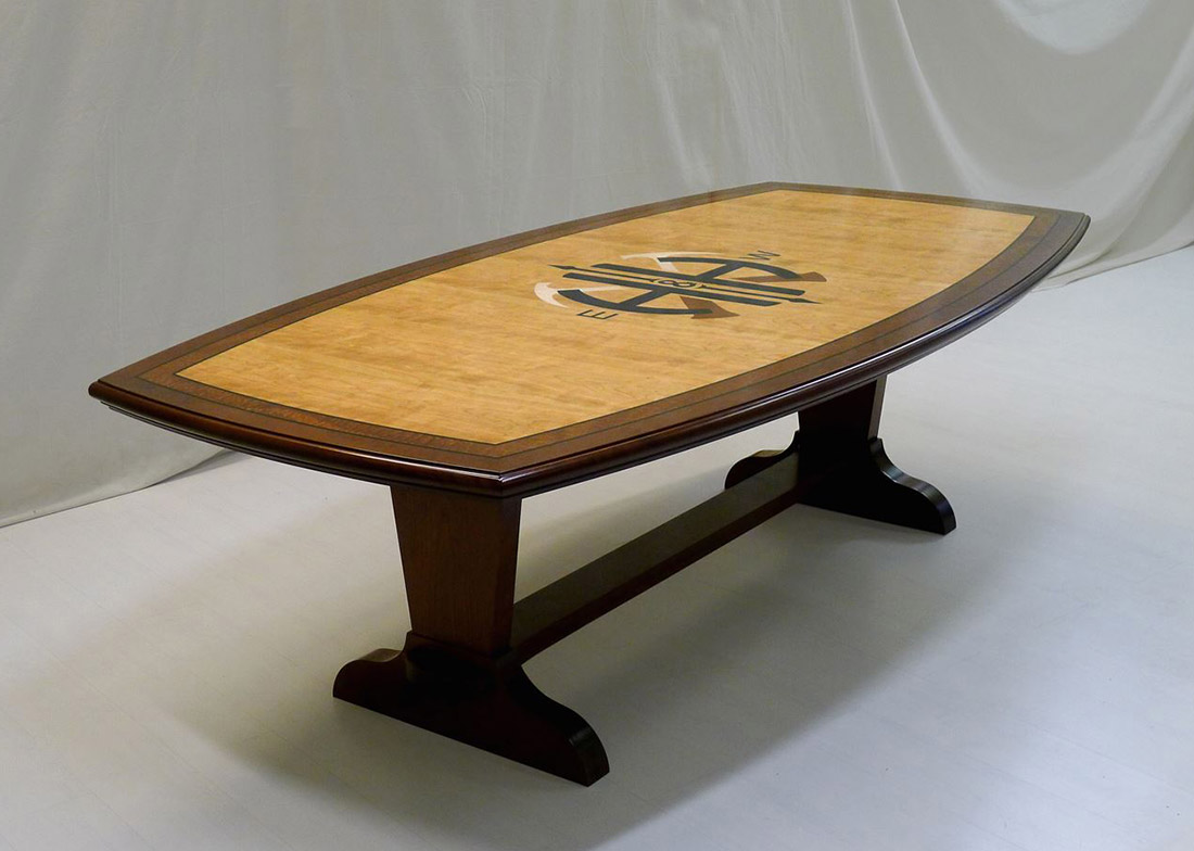 HH Custom Detailed 8 Foot Conference Table