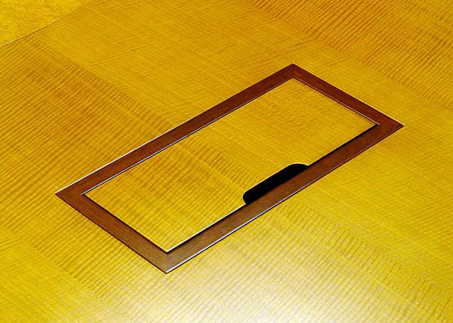 Gardner Denver Conference Table with Power Hatch