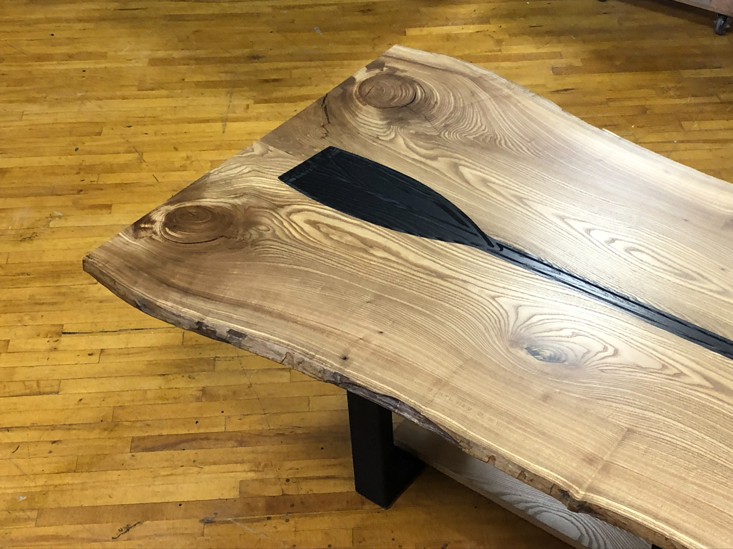 solid wood conference table
