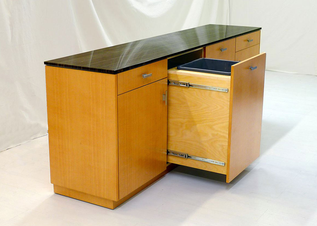 H2L2 Marble Top Modern Credenza