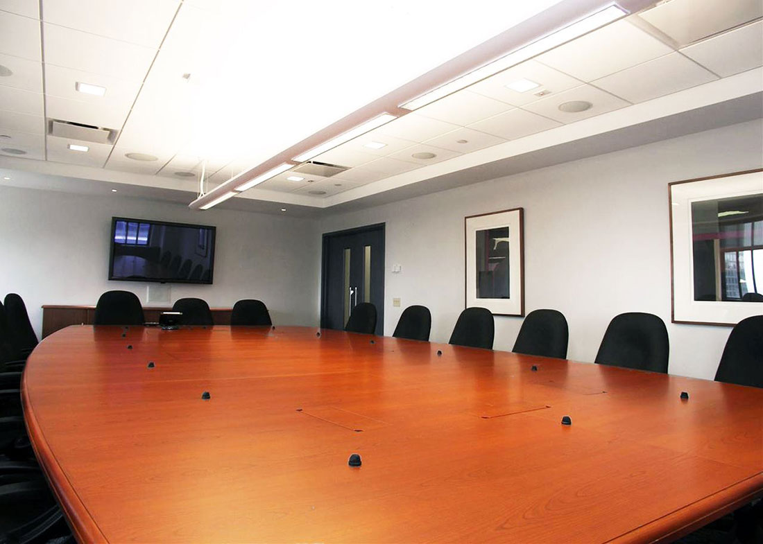Verizon Custom Cherry Conference Table