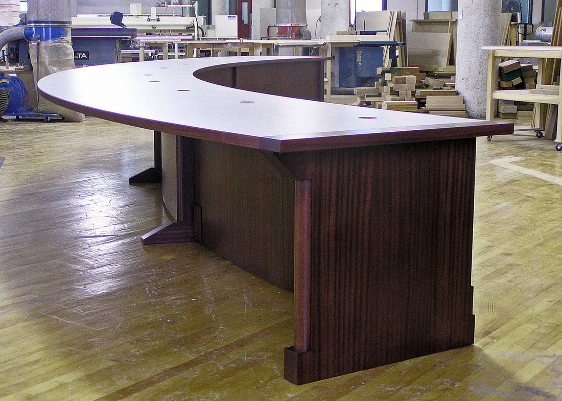 Navajo Nation Custom Curved Conference Table