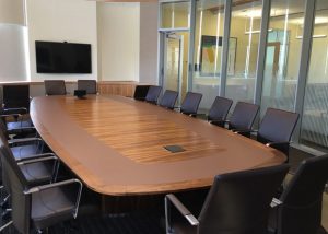 Harvard Chao Center Boat Shape Meeting Table