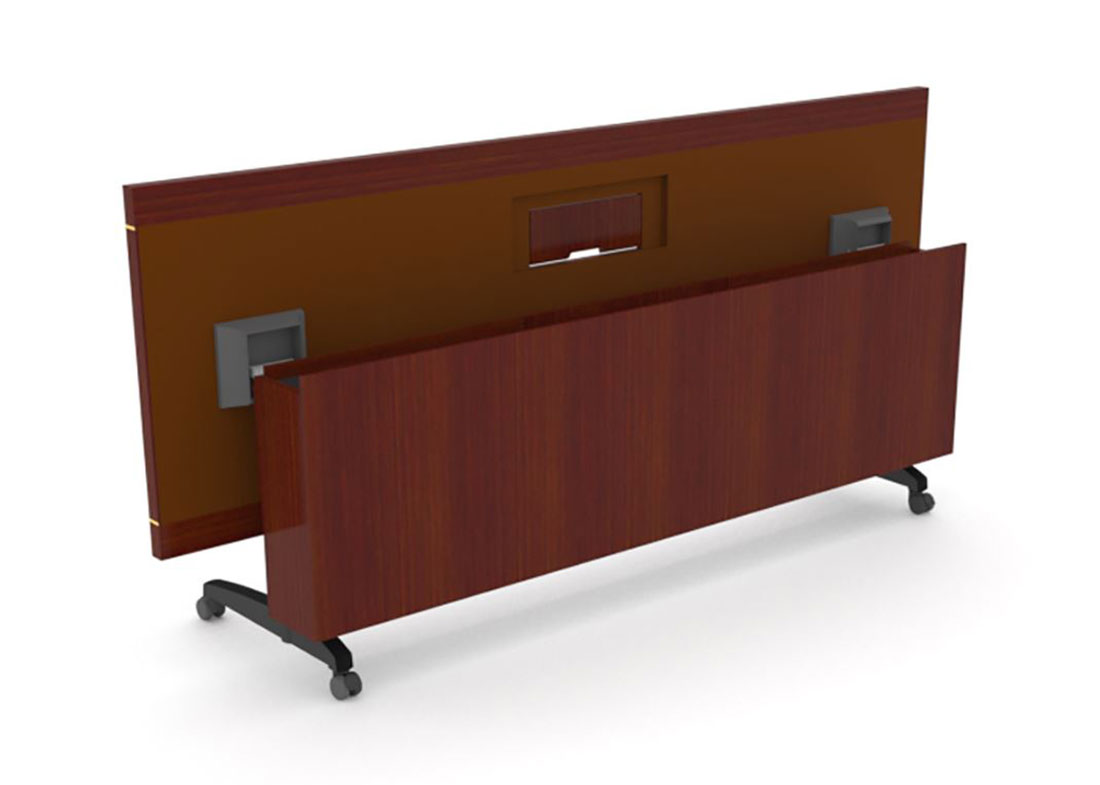 West Chester University Foundation Folding Conference Table on Wheels