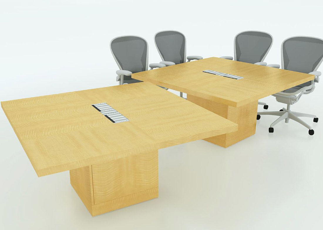 Modular Conference Tables on Wheels