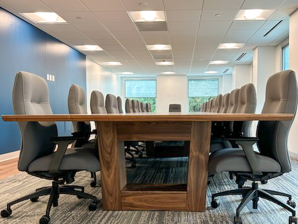 large boardroom table