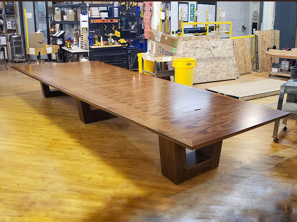 custom videoconference table