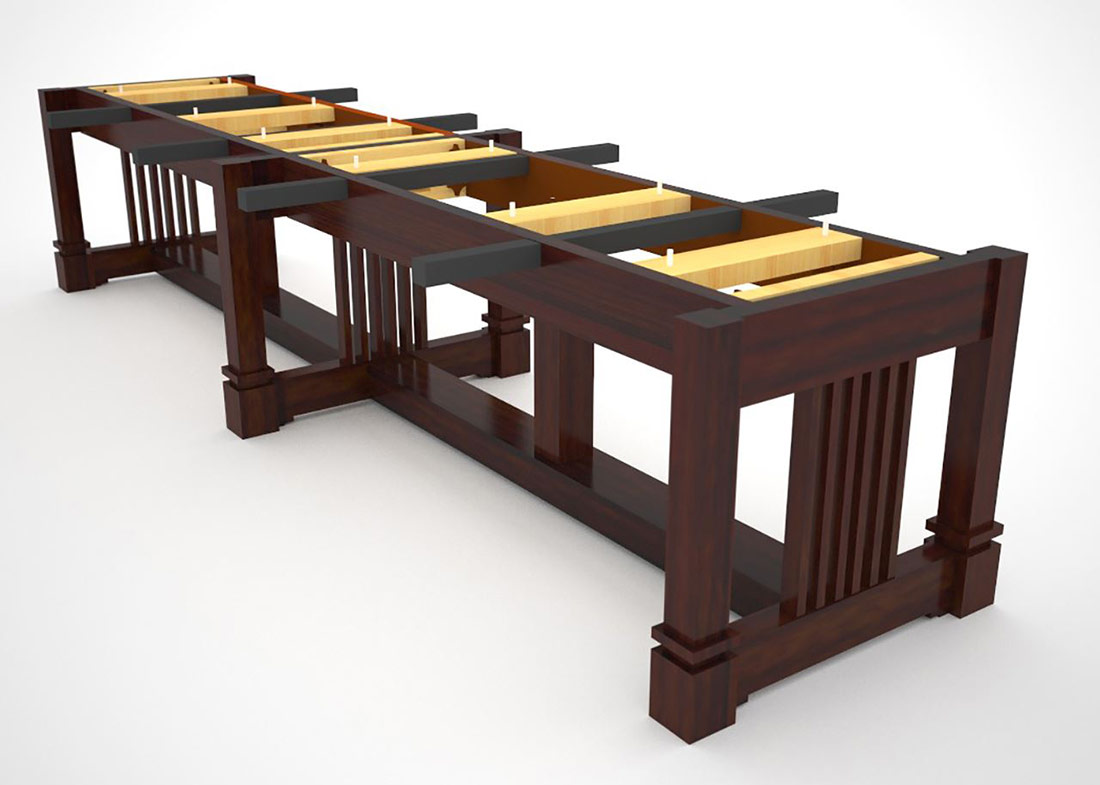 Brandywine Foundation House Conference Table with Power