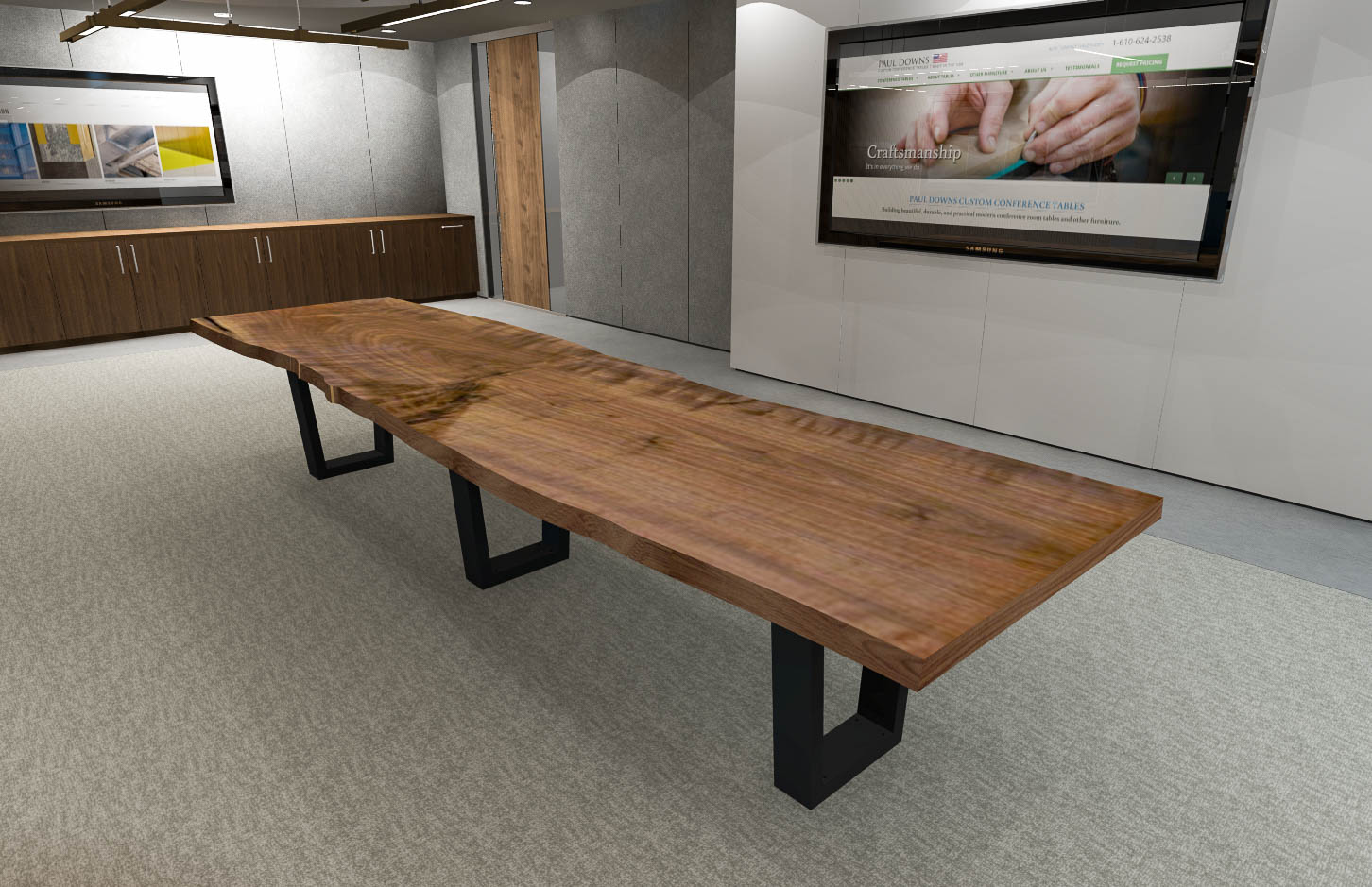 live edge slab table