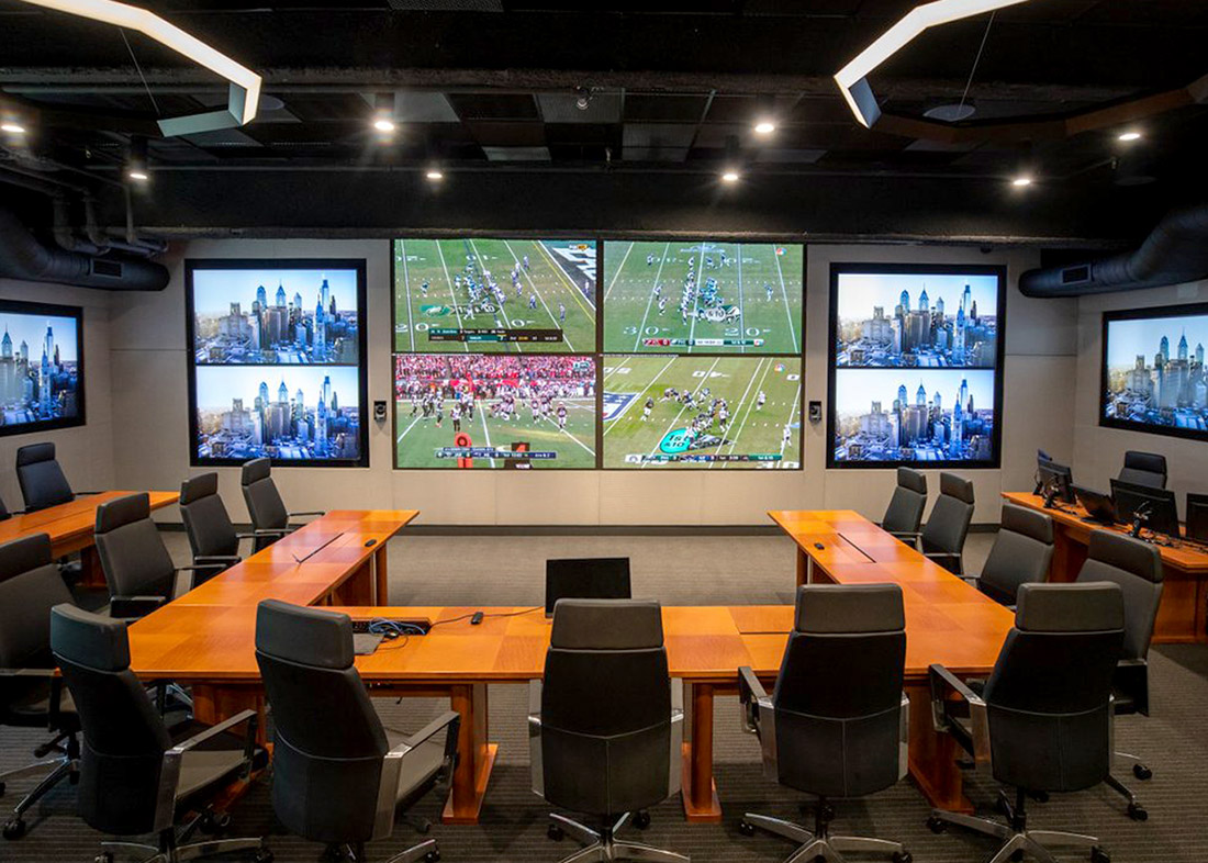 Cherry Modular Meeting Room Tables