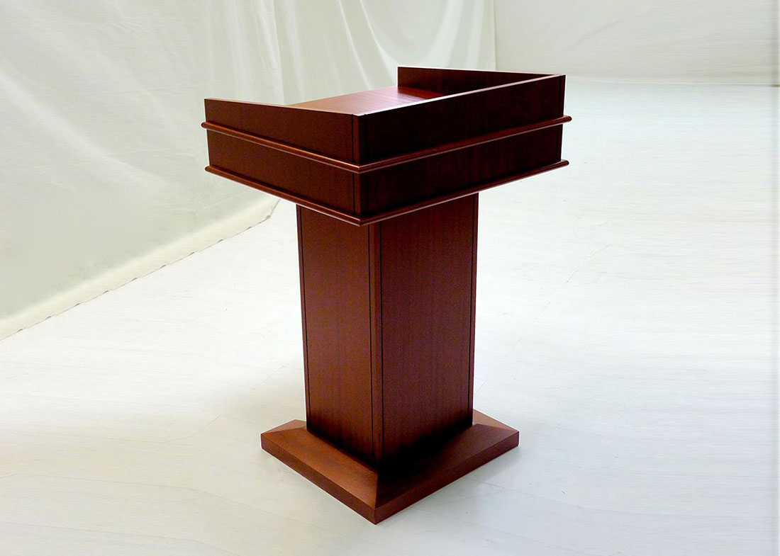 Washington First Bank Custom Wood Lectern Podium