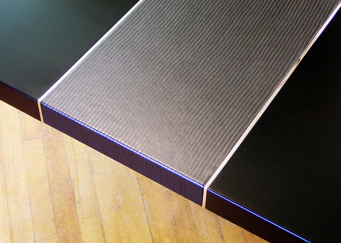 Rock Investments Black Conference Table