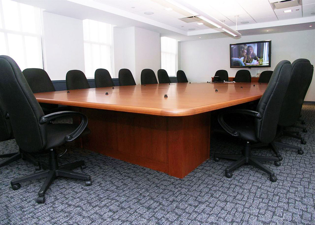 Verizon Cherry Wood Conference Table