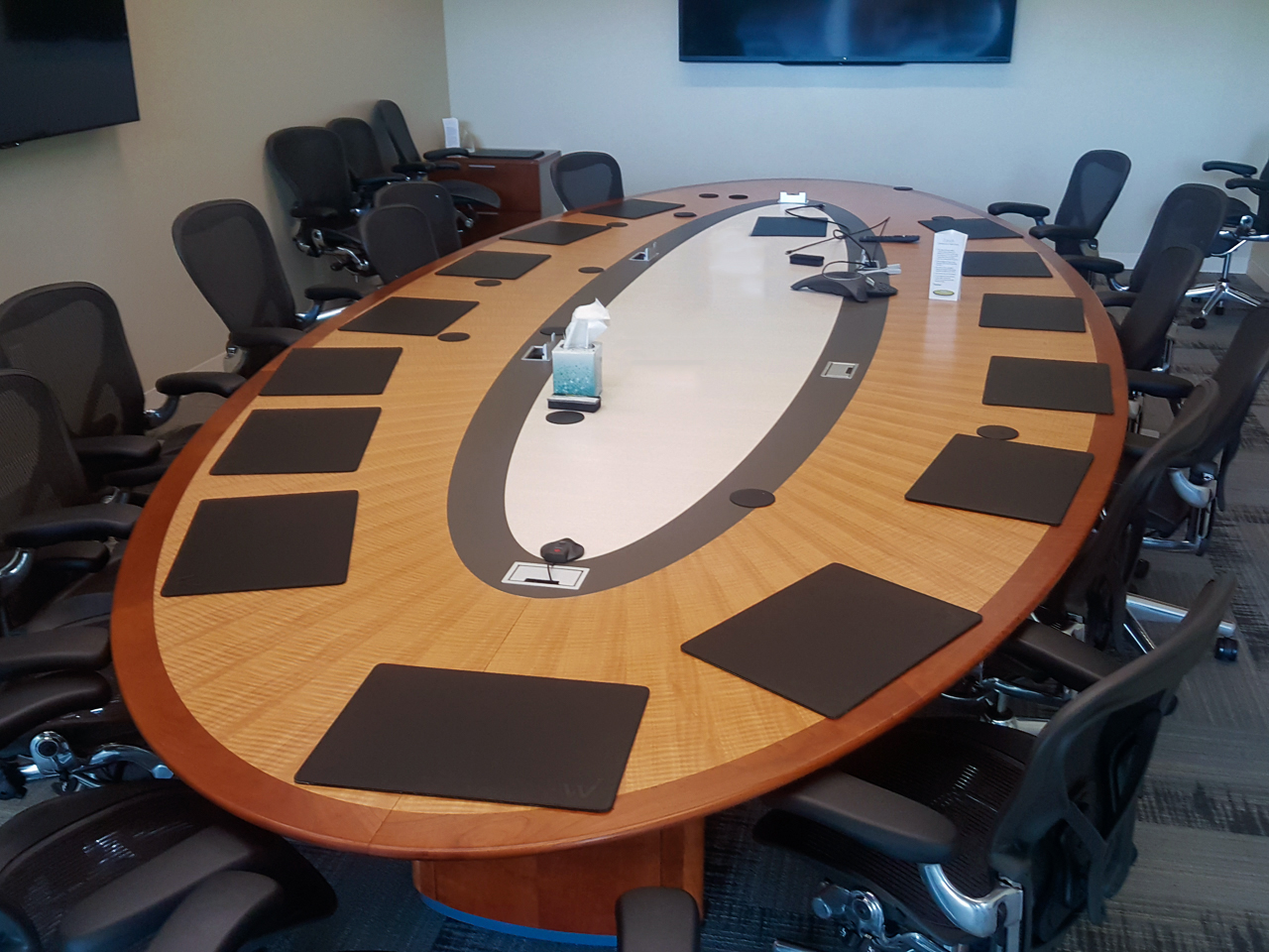 oval conference table
