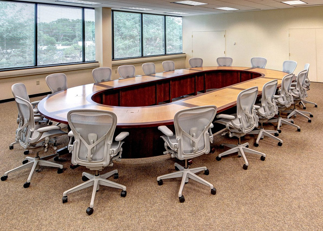 Modular Racetrack Conference Table