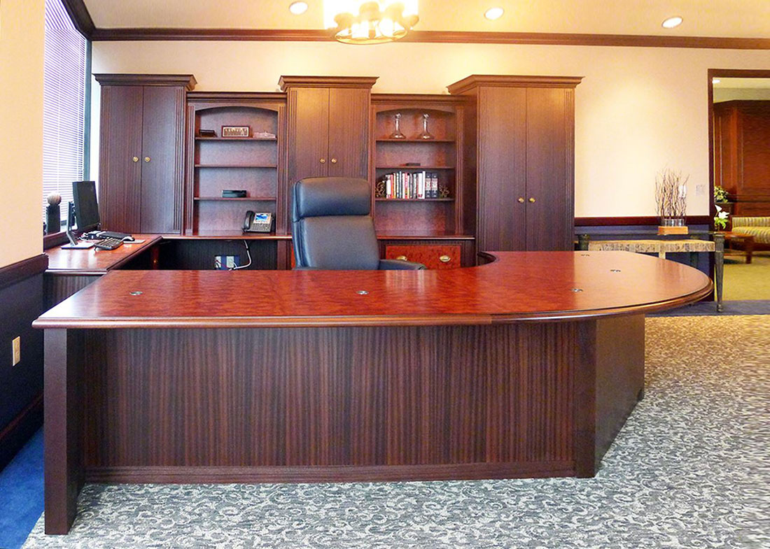 G-D Large Curved CEO Desk