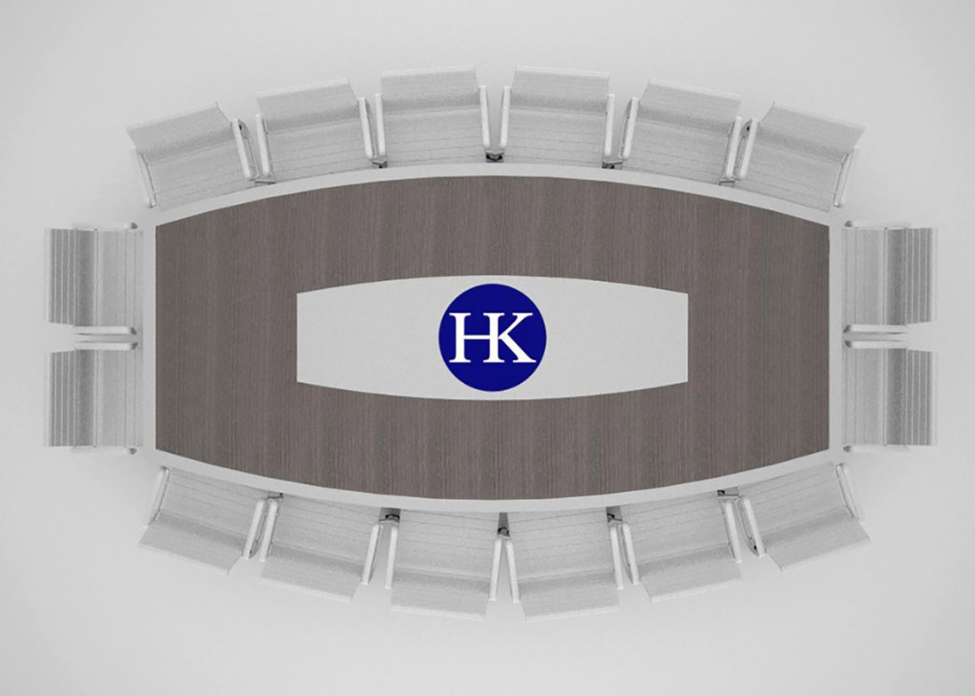 Holmes Kurnik 14 Foot Conference Table