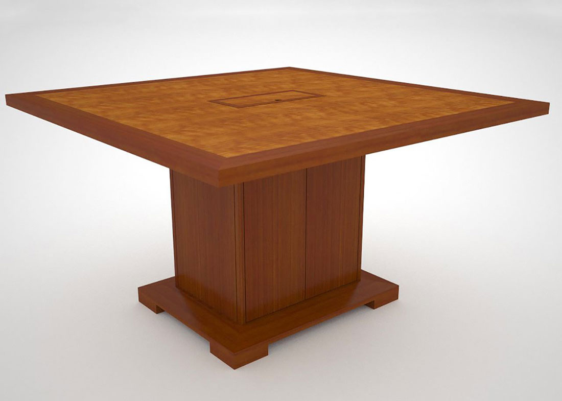 Whitetail Club Modular Conference Room Tables on Wheels