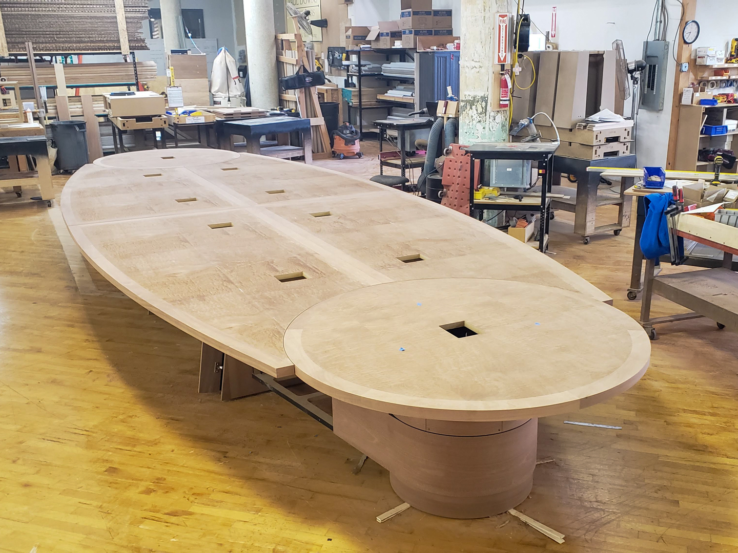 custom videoconference table