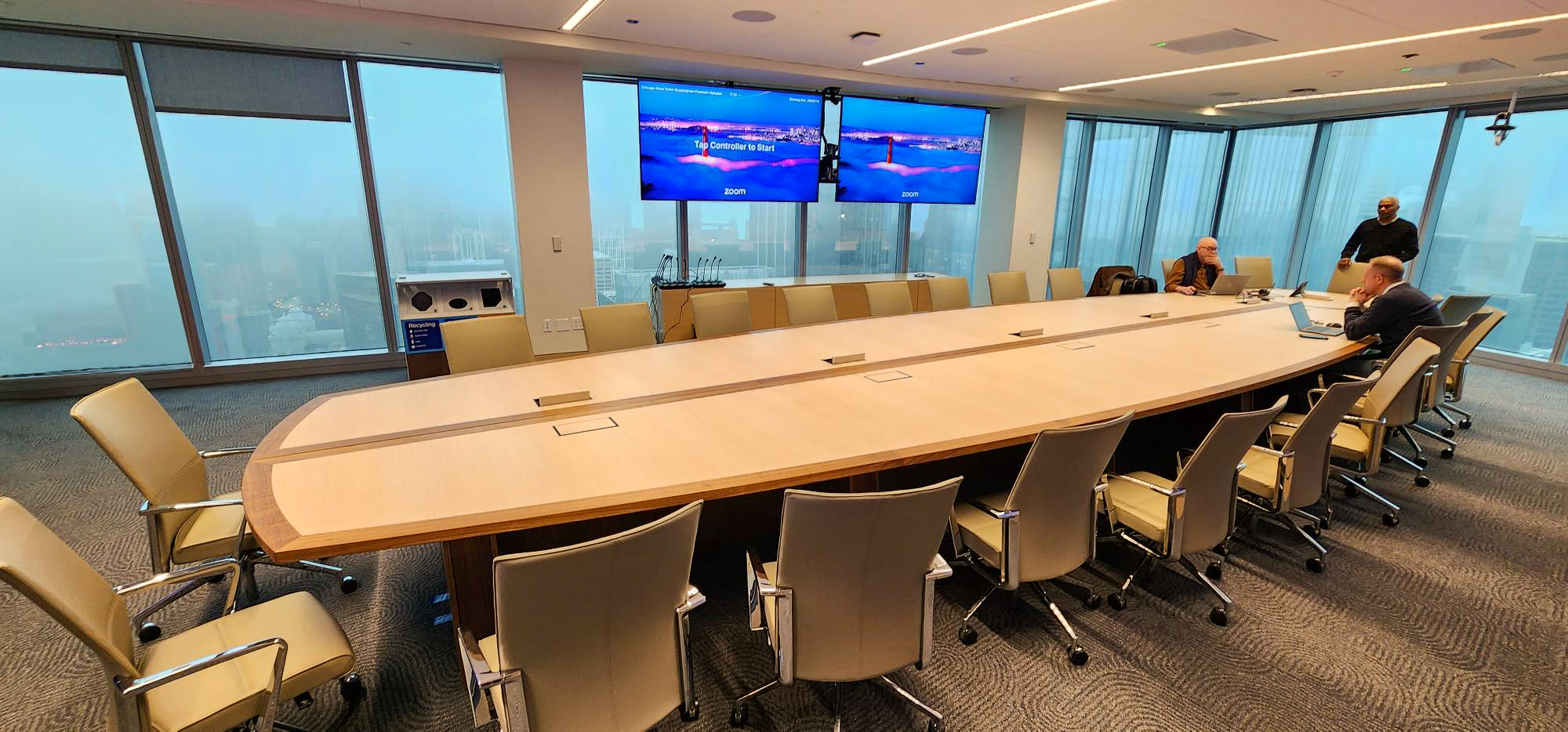 custom videoconference table