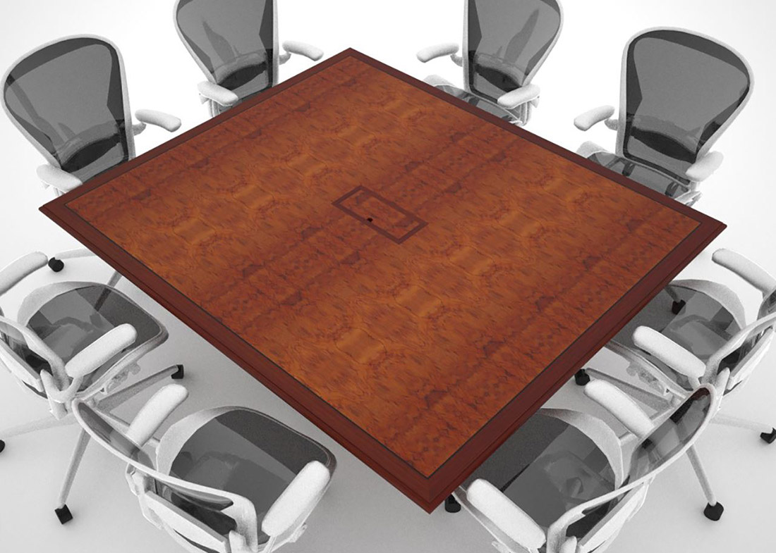 Pohlyco Square Conference Table for 8