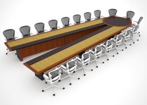 HUD Adjustable Custom Conference Tables