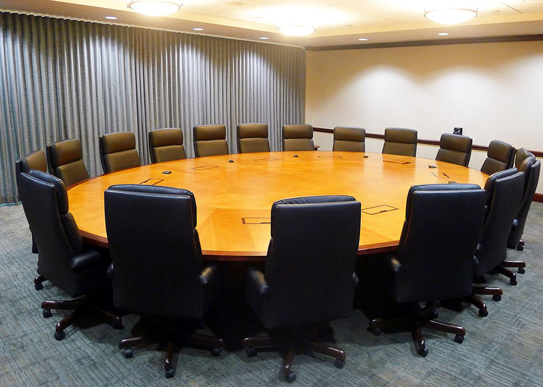 Gardner Denver Custom Oval Conference Table Gardner Denver Custom Oval Conference Table