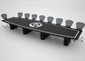 Unity Black Conference Room Table