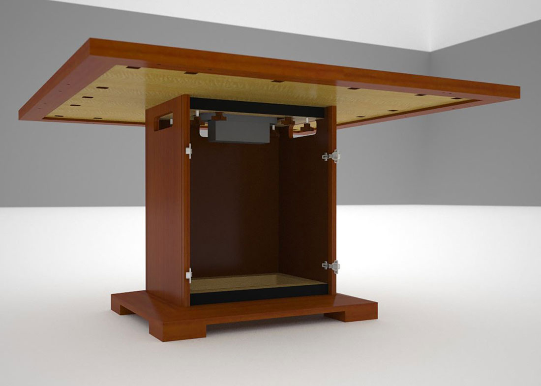 Whitetail Club Modular Conference Table with Power Hatch